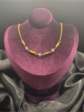 L.A. Cano Pre-Columbian Tairona Gold Necklace w Box and Certificate